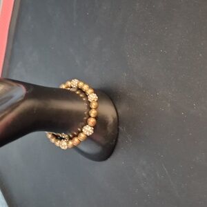 Sparkly Gold Beaded Bracelet